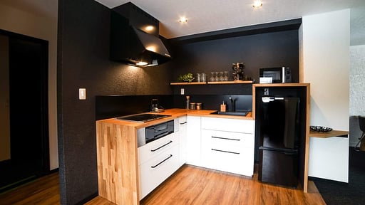 Hotel Villa Hakuba Four Bedroom Apartment Kitchen