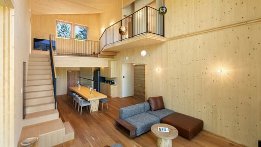 Hupni Chalet Living room