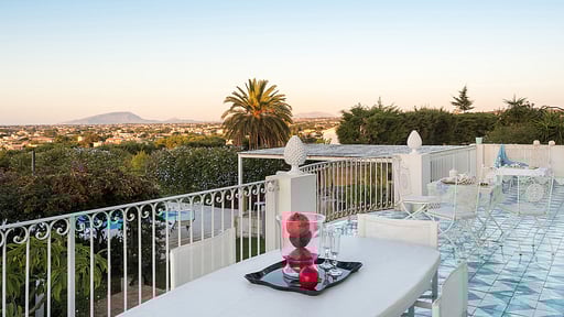 Villa Il Giardino Ritrovato Terras/Veranda