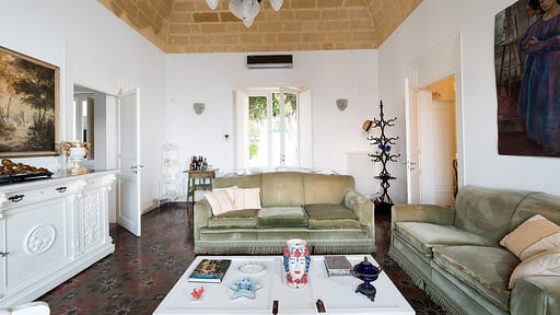 Villa Il Giardino Ritrovato Woonkamer 1