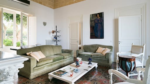 Villa Il Giardino Ritrovato Woonkamer 1