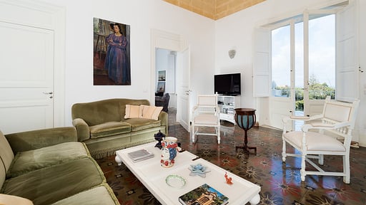 Villa Il Giardino Ritrovato Woonkamer 1