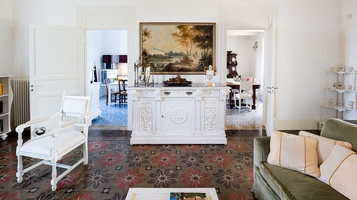 Villa Il Giardino Ritrovato Woonkamer 1