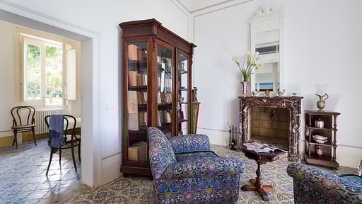 Villa Il Giardino Ritrovato Woonkamer 2