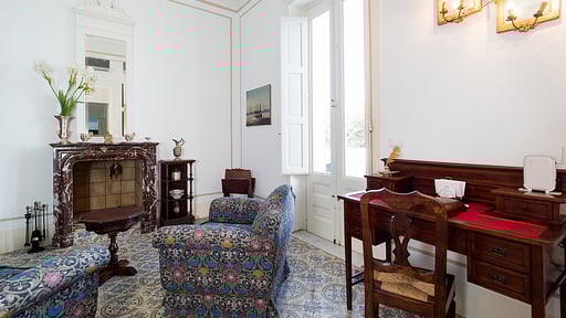 Villa Il Giardino Ritrovato Woonkamer 2