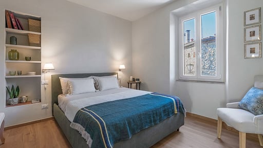 Il Nespolo Charming Apartment Fonterutoli Schlafzimmer 1