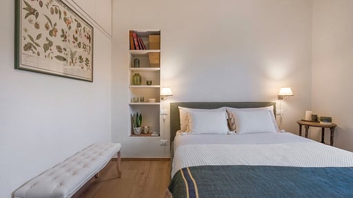 Il Nespolo Charming Apartment Fonterutoli Schlafzimmer 1