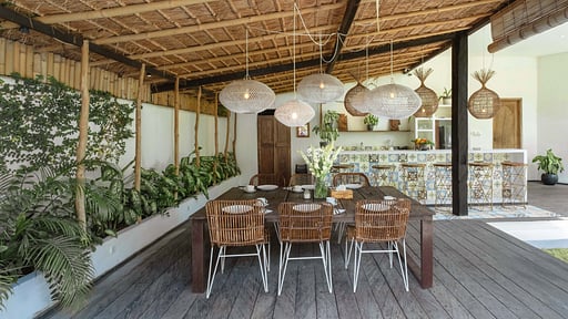 Villa Illetas Finca Dining area