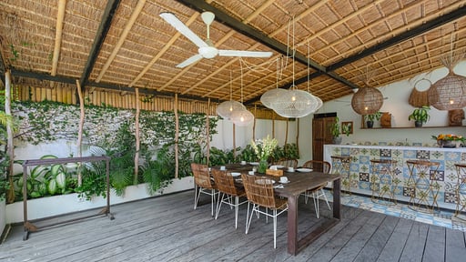 Villa Illetas Finca Dining area