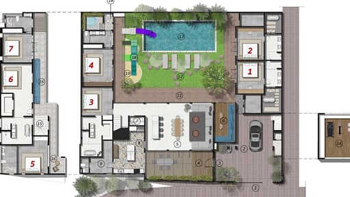 Iluka Villa Floor plan