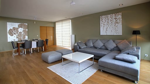 Infiniti Bay Penthouse Living room