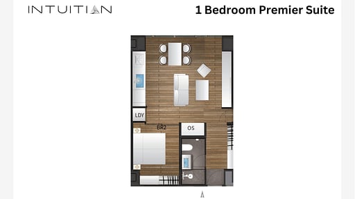 Intuition One Bedroom Premier Suite Floor plan