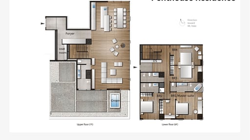Intuition Yotei Penthouse Residence Floor plan