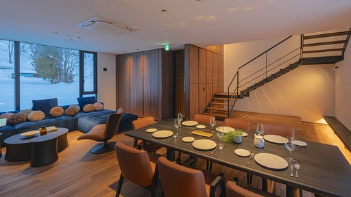 Iori Niseko Two Chalet Dining area
