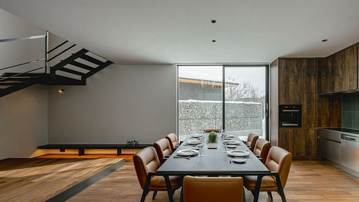 Iori Niseko Two Chalet Dining area