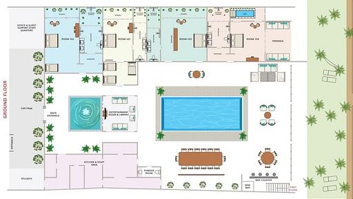 Ishq Talpe Villa Floor plan