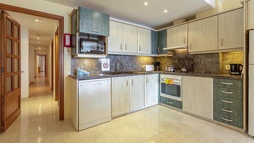 Ivory Apartment Kitchen