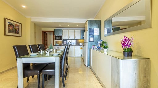 Ivory Apartment Dining area