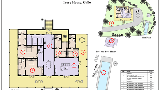 Ivory House Floor plan