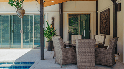 Ivory Villa Terras/Veranda