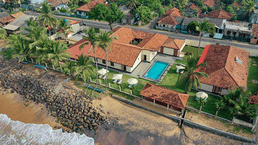 Ivy Beach Villa Drone pictures
