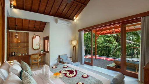 Jannata Villa with Hammock Schlafzimmer 1