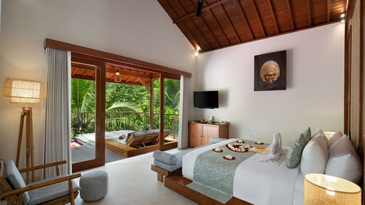 Jannata Villa with Hammock Schlafzimmer 1