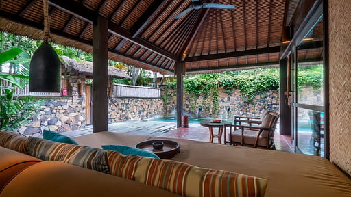 Jeeva Klui Akasha Villa Living room
