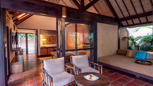 Jeeva Klui Akasha Villa Living room