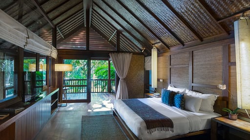Jeeva Klui Amra Pool Villa Bedroom 1