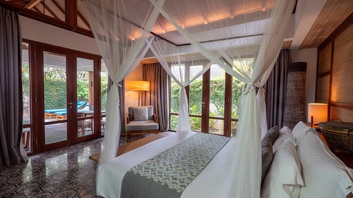 Jeeva Santai Pool Villa Slaapkamer 1