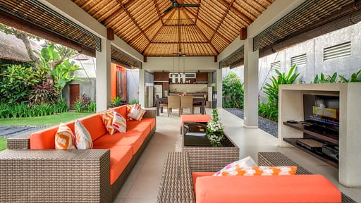 Jerami Pool Villa 3 Living room
