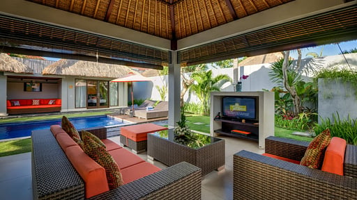 Jerami Pool Villa 2 Living room