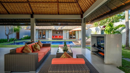 Jerami Pool Villa 2 Living room