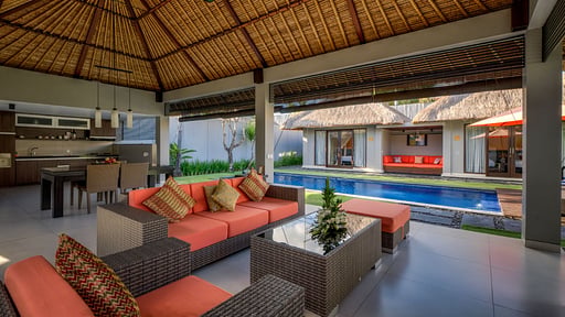 Jerami Pool Villa 2 Living room