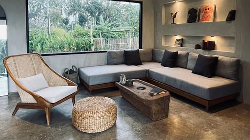 Jiwaku Di Bali Villa Living room