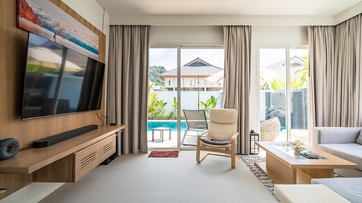 Kamala Regent Garden View Villa Living room