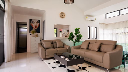 Kamala Regent Modern Pool Villa Living room