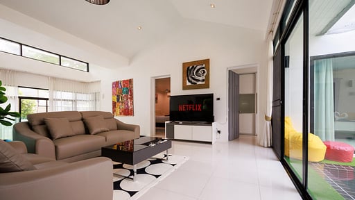 Kamala Regent Modern Pool Villa Living room