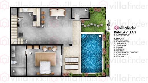 Kamila Villa 1 Floor plan