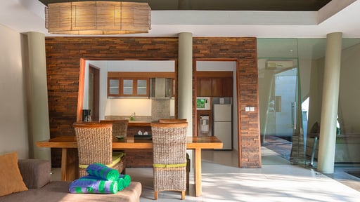 The Kasih Villa Dua Dining area