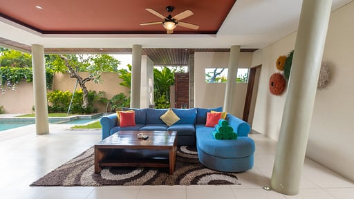 The Kasih Villa Tiga Living room