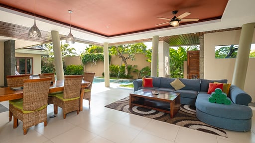 The Kasih Villa Tiga Living room