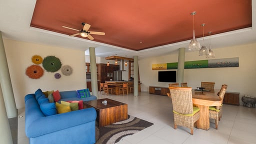 The Kasih Villa Tiga Living room