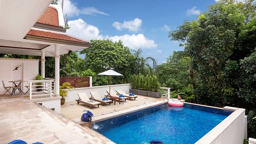 Katamanda Tropical View Villa B3 Бассейн