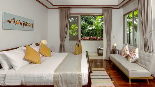 Katamanda Tropical View Villa B3 Спальня 1