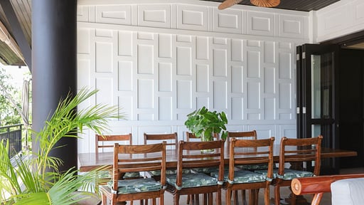 Katamanda Villa Eden Dining area