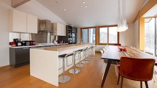 Kazane Chalet Dining area