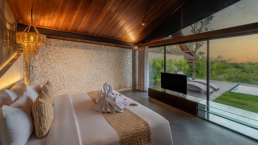 Khaya Luxury Villa One Bedroom Ocean View Dormitorio 1