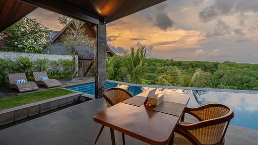 Khaya Luxury Villa One Bedroom Ocean View Zona de comedor